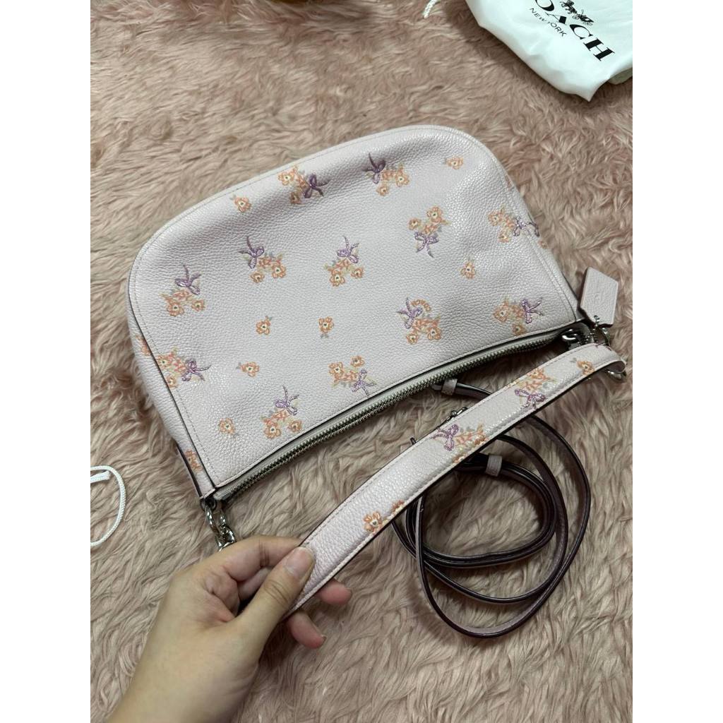 ORIG Preloved CCH Retail Chelsea Crossbody Bag with Floral Bow Print