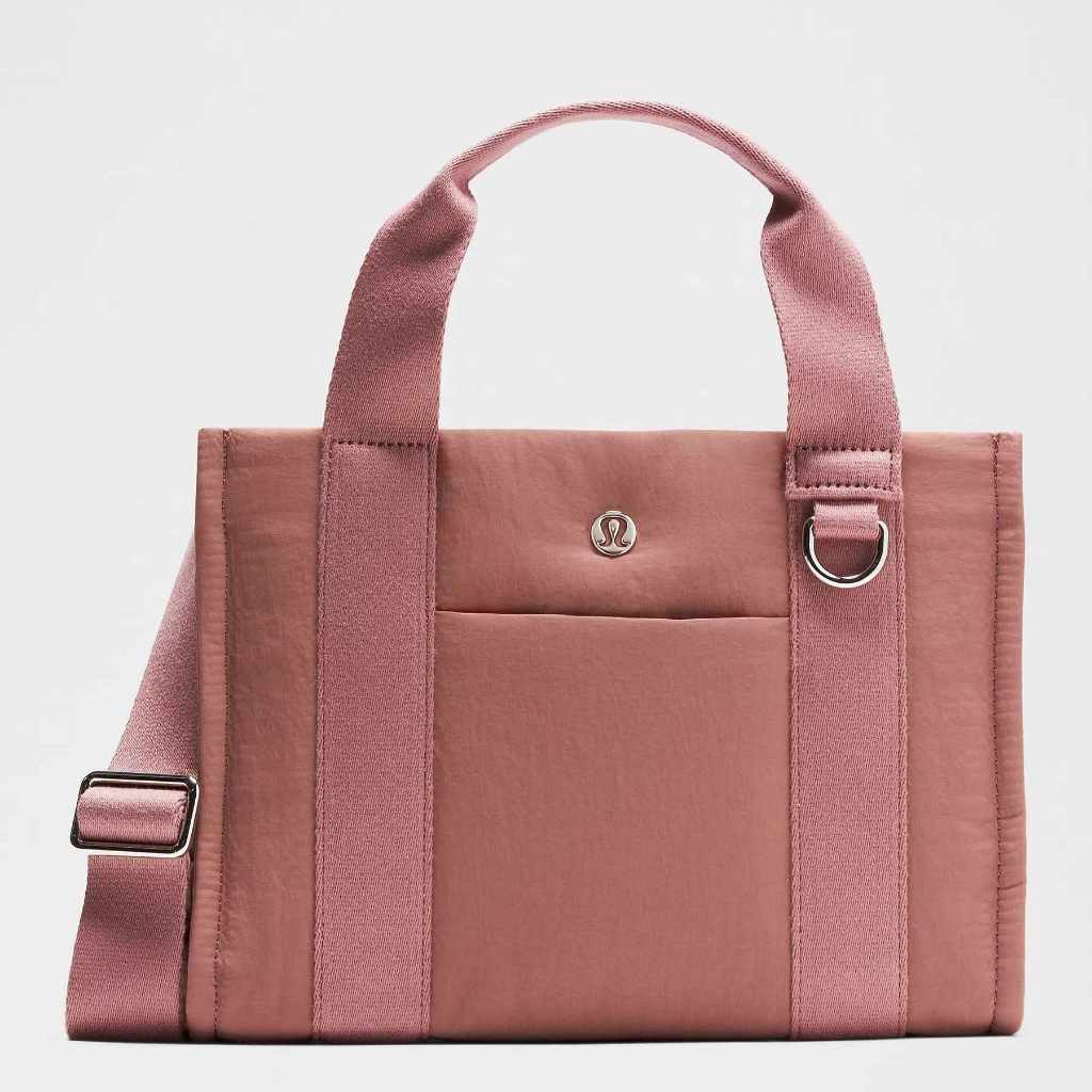 ORIG & IMPORTED Lululemon Boxy Mini Tote Bag 4.5L Pink nylon
