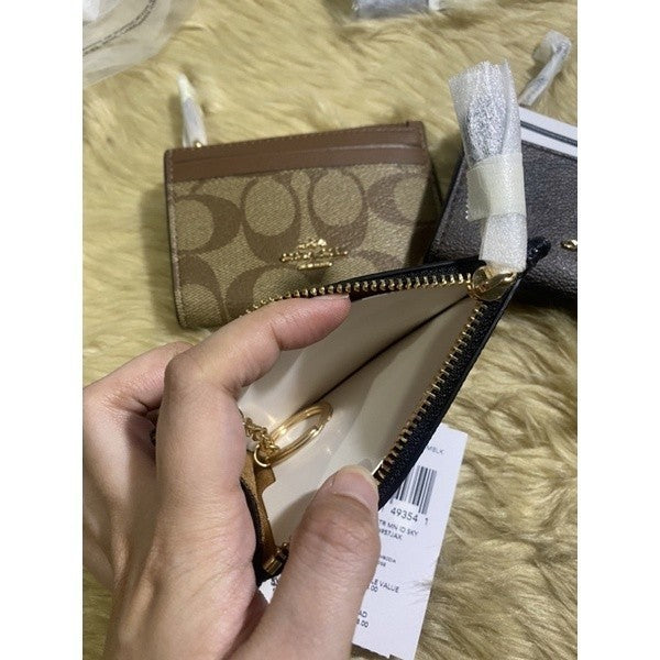 ORIG & IMPORTED Co@ch MINI SKINNY ID CASE CARD HOLDER SMALL WALLET - ORIG, US IMPORTED