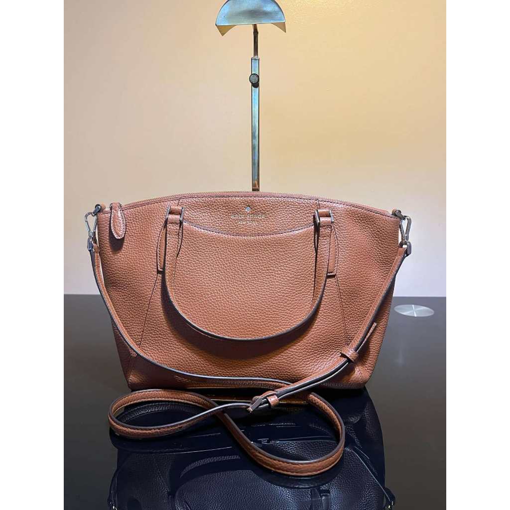 ORIG PRELOVED  KS Monica Satchel Small Brown Bag