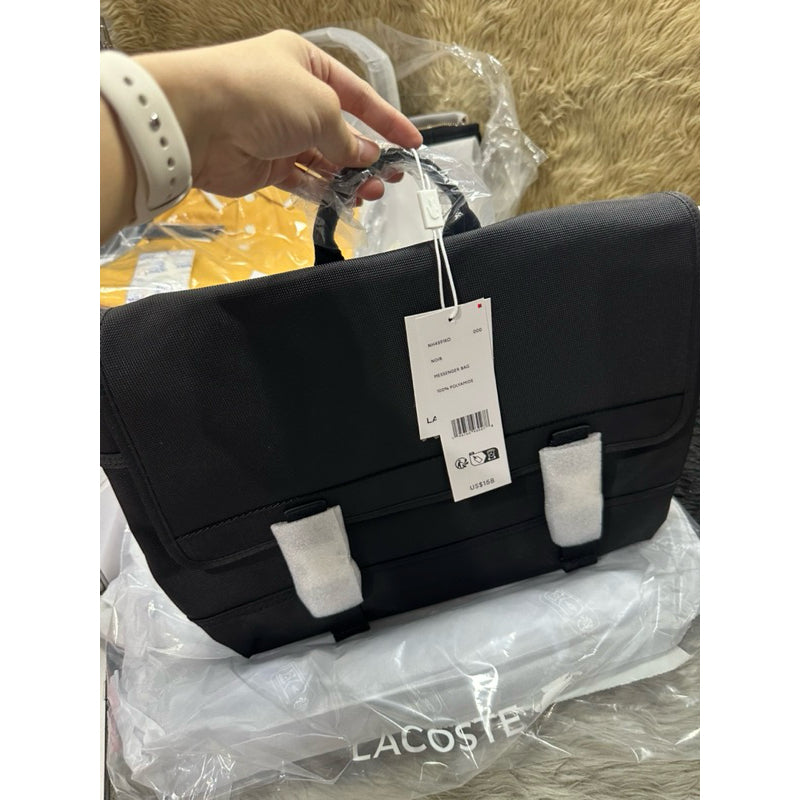 ORIG & IMPORTED LCT Men's Kome Messenger Laptop Bag Black large