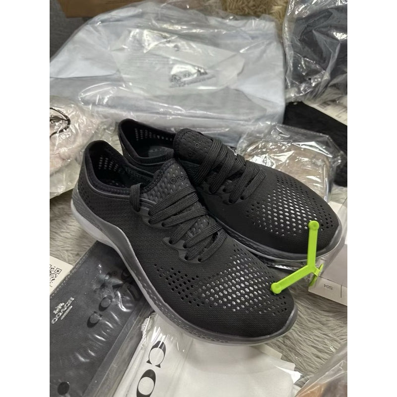 ORIG & IMPORTED Crocs Men’s LiteRide 360 Pacer Shoes in Black/Slate Grey