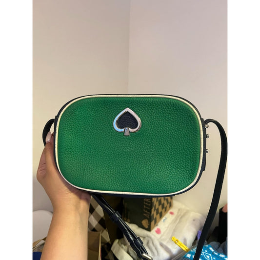 ORIG Preloved KS Kourtney Camera Crossbody Small Bag Green