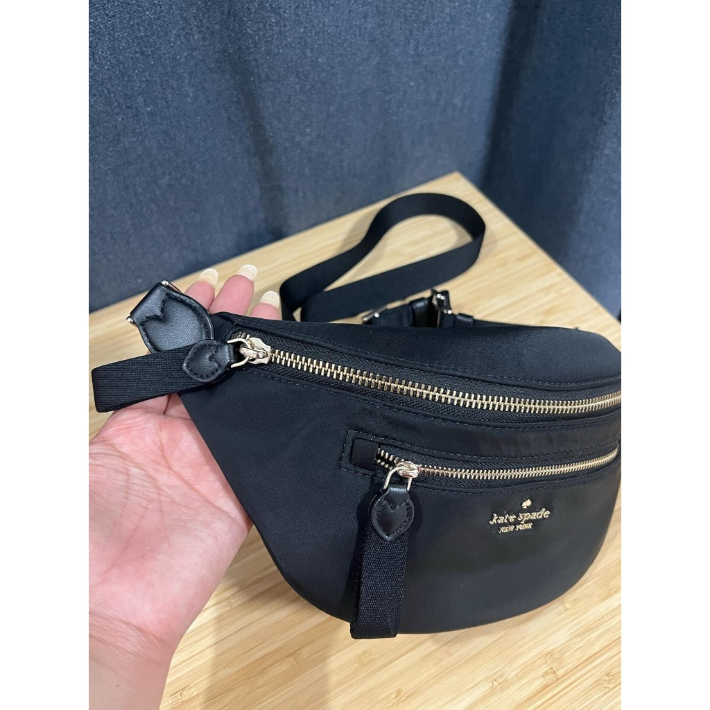 ORIG & Imported KS Chelsea Nylon Belt Bag Black