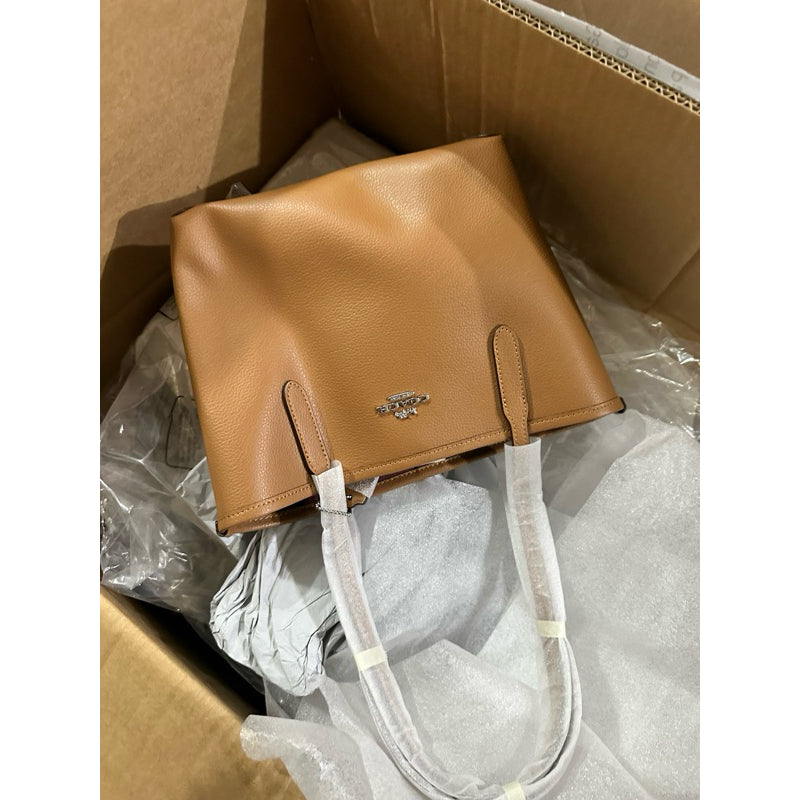 ORIG & IMPORTED CCH Small City Tote Bag Red & Brown
