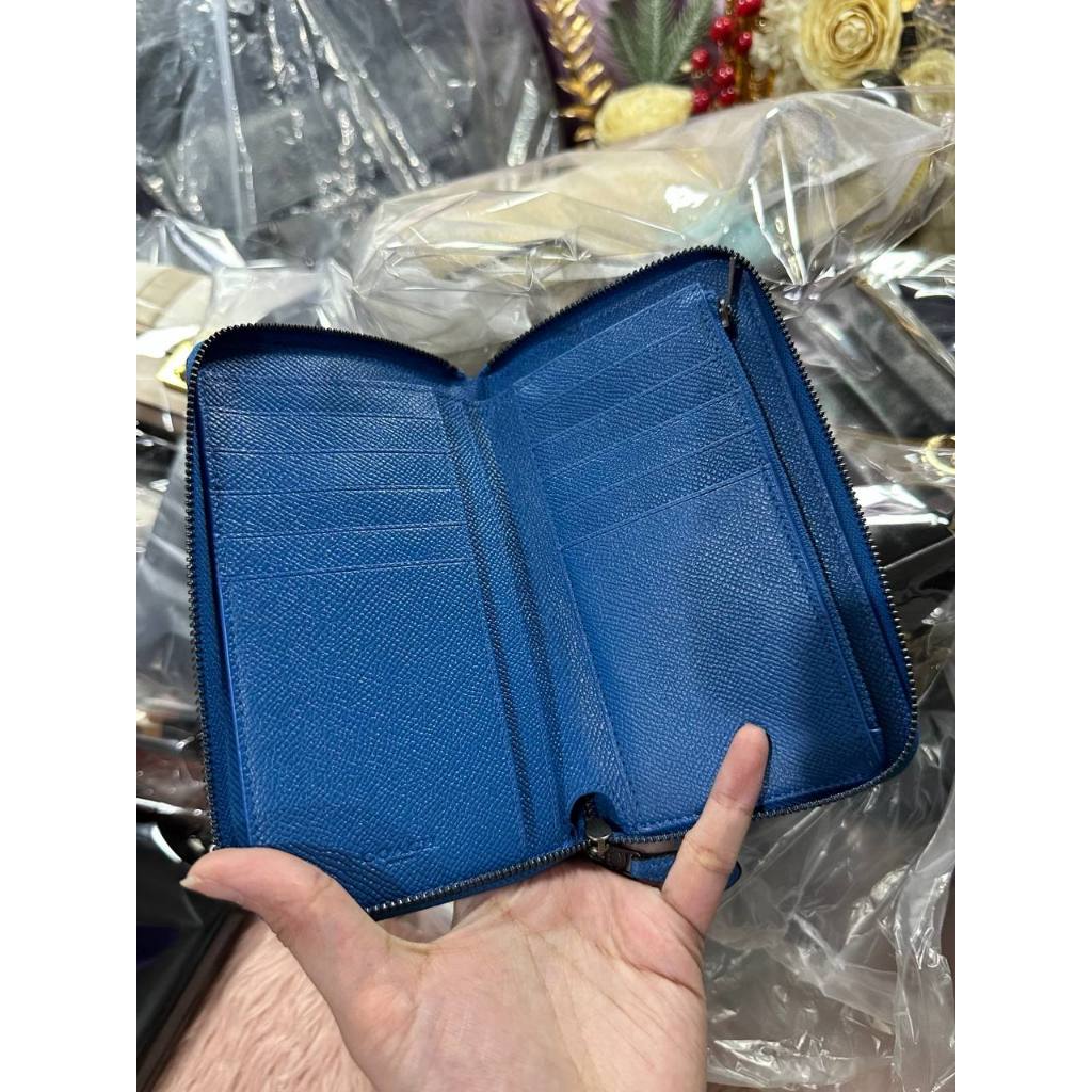 ORIG & IMPORTED CCH Medium Zip Around Wallet Blue