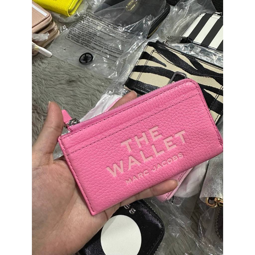 ORIG & IMPORTED MJ The Leather Top Zip Multi Card Slim Small Wallet