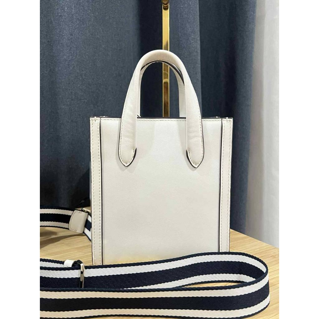 ORIG & IMPORTED Preloved KS Retail Manhattan Mini Tote Bag Optic White