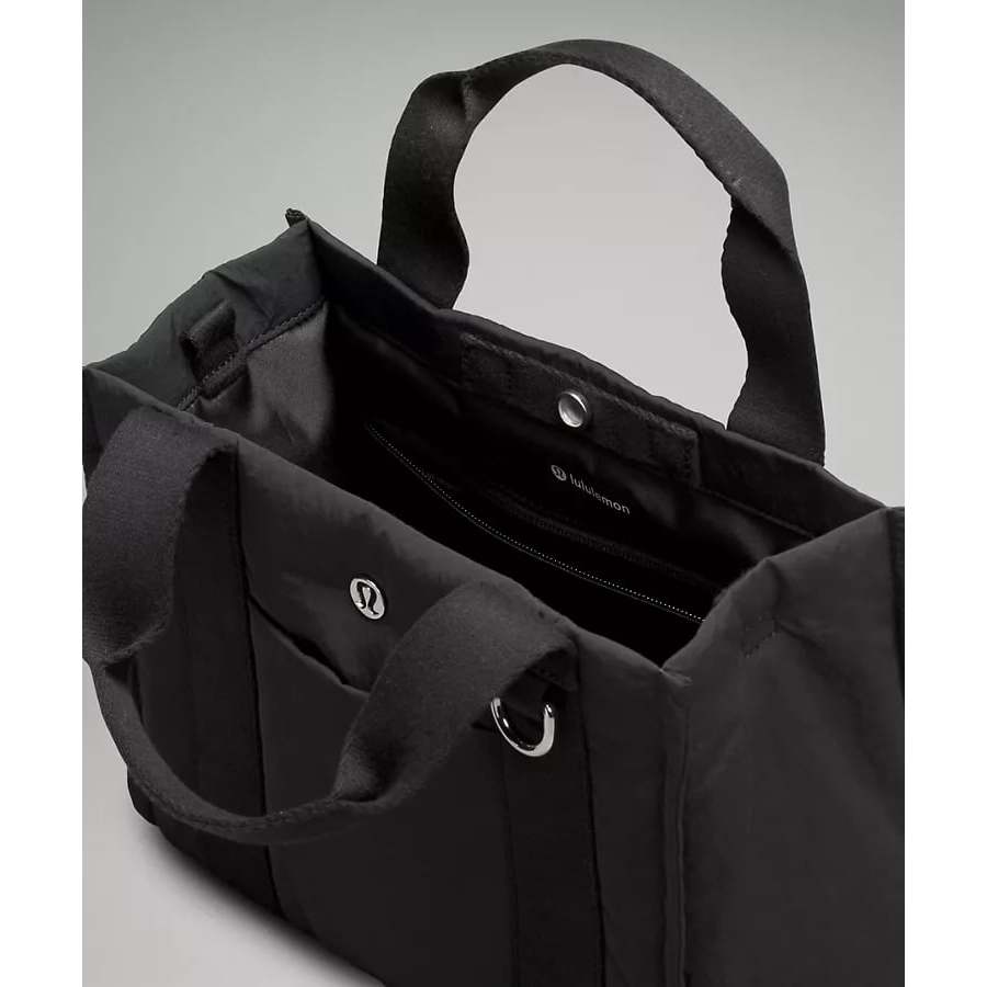 ORIG & IMPORTED LuluLemon Boxy Mini Tote Bag 4.5L Black Nylon