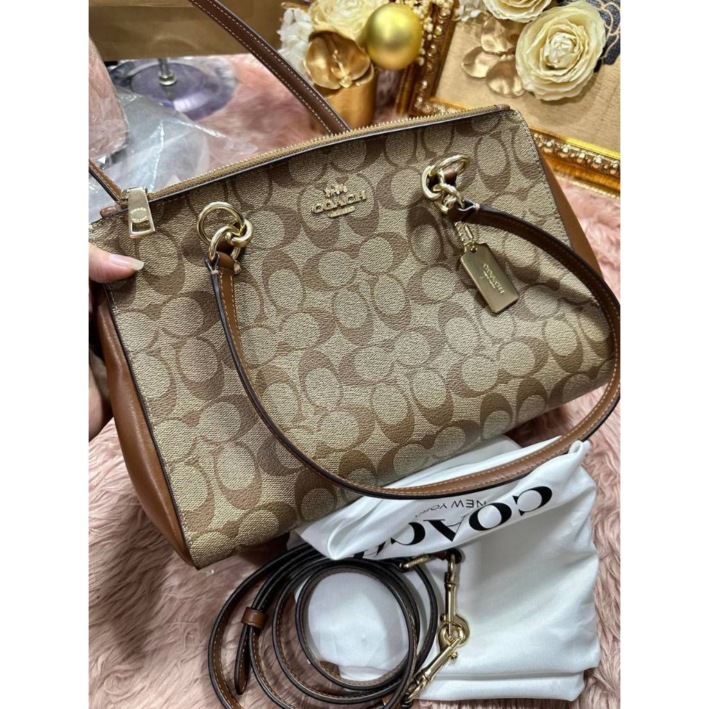 ORIG Preloved CCH Etta Carryall Large Khaki Brown Bag