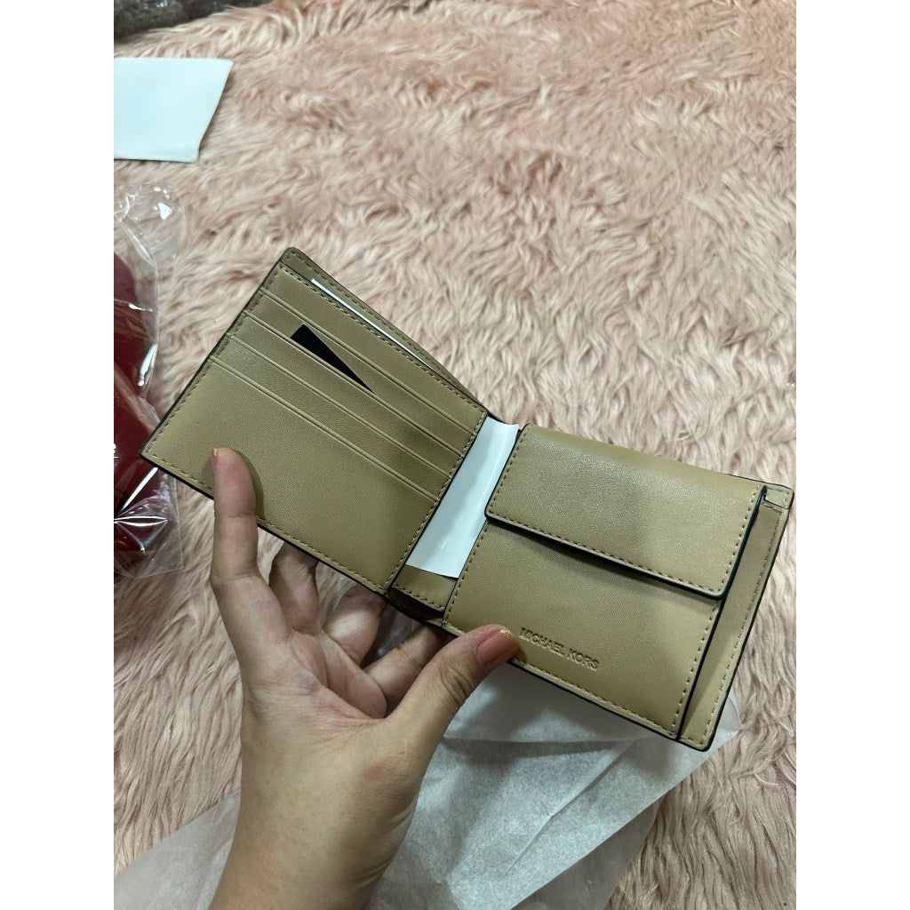 ORIG & IMPORTED MK Cooper Billfold Coin Pocket Bifold Yellow Leather Men's Wallet