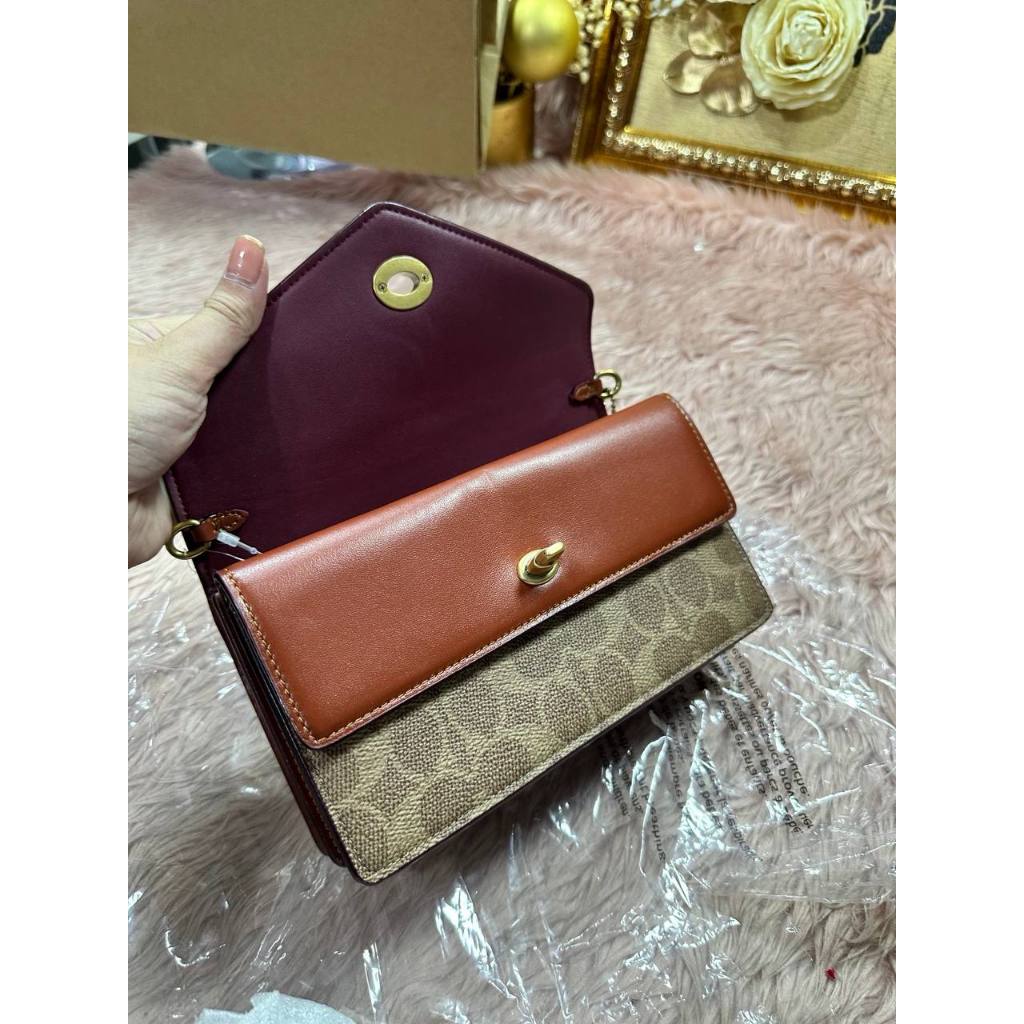 ORIG & IMPORTED CCH Retail Aster Crossbody In Signature Canvas Brown Bag