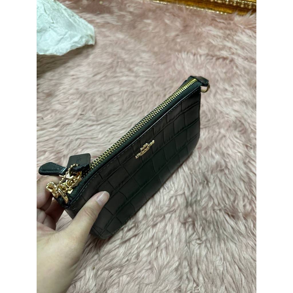 ORIG & IMPORTED CCH Nolita 19 Croc Green Chain Shoulder Bag