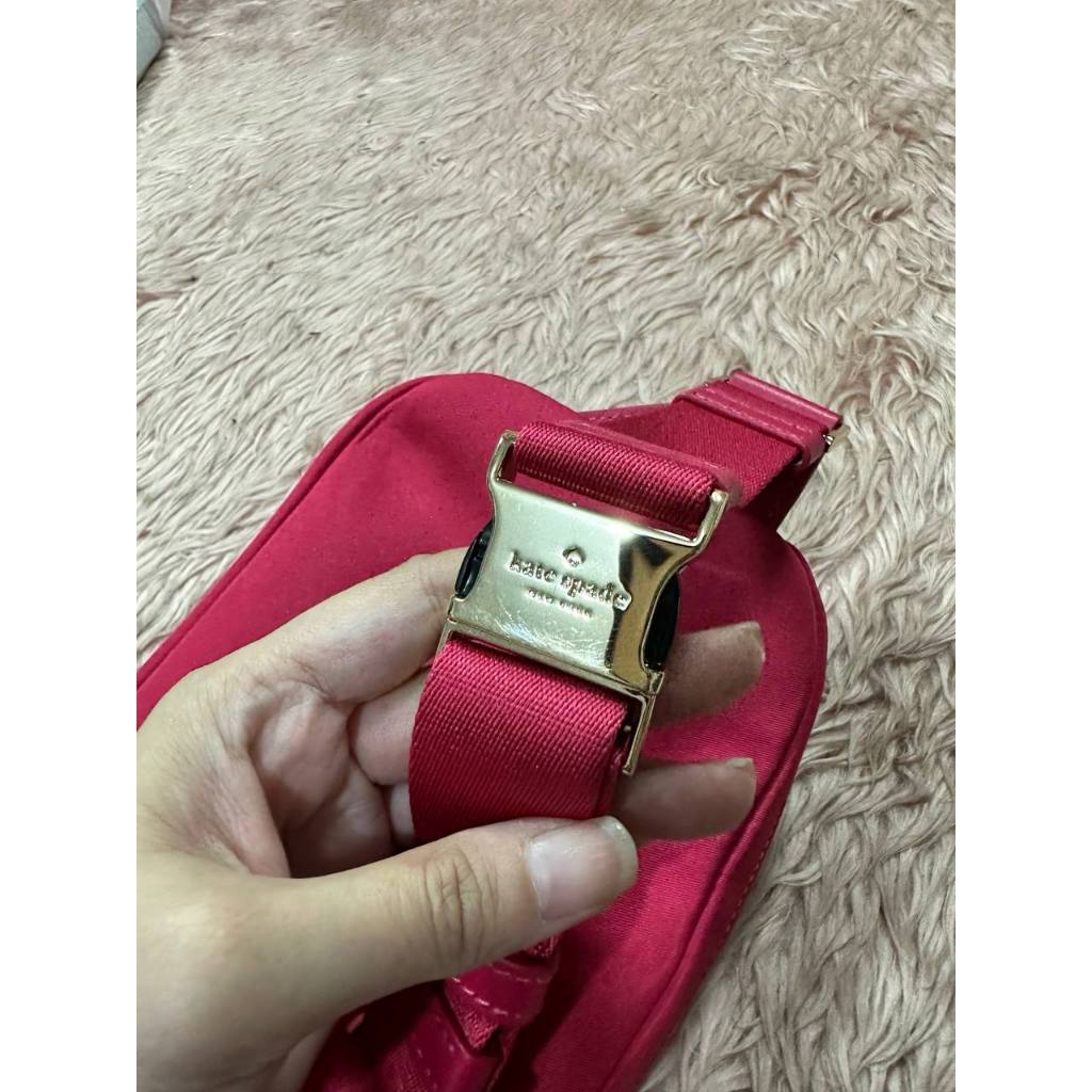 ORIG & IMPORTED KS Chelsea Red Belt Bag Nylon
