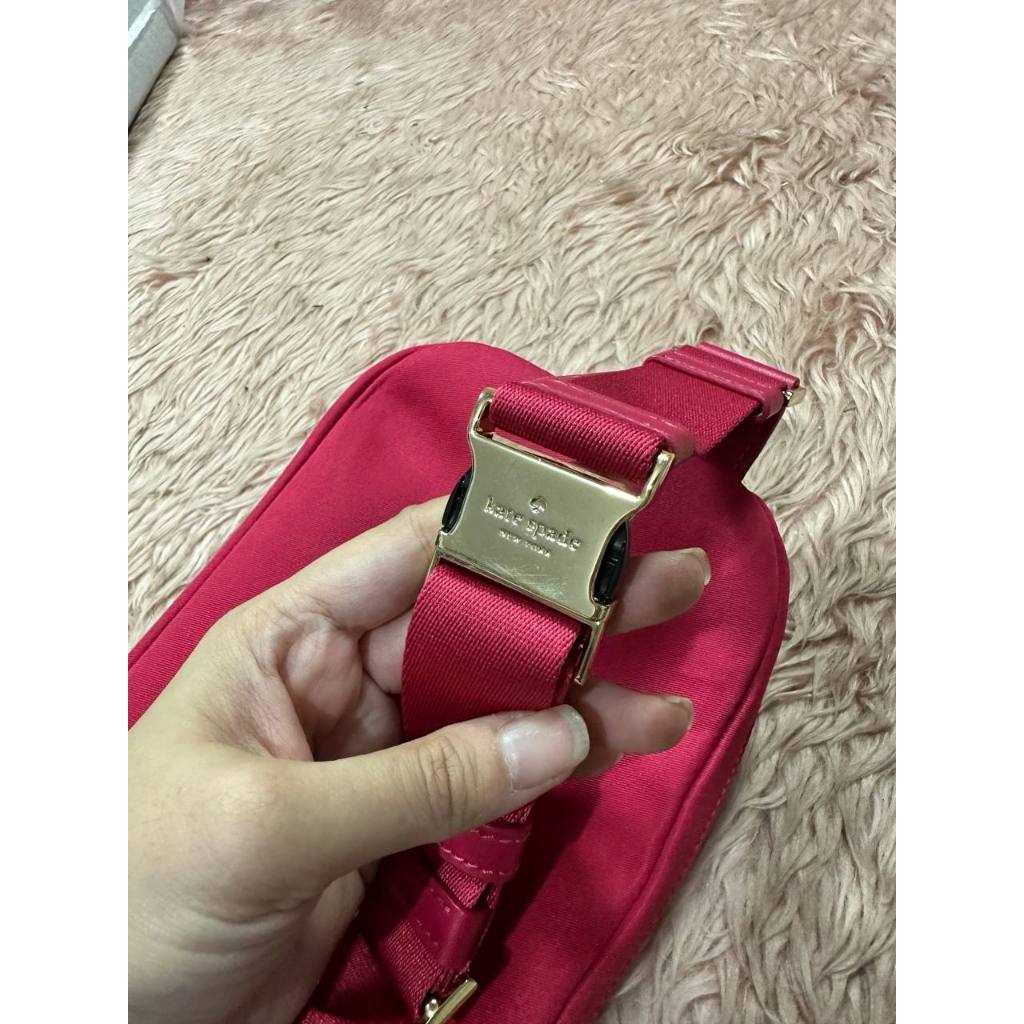 ORIG & IMPORTED KS Chelsea Red Belt Bag Nylon