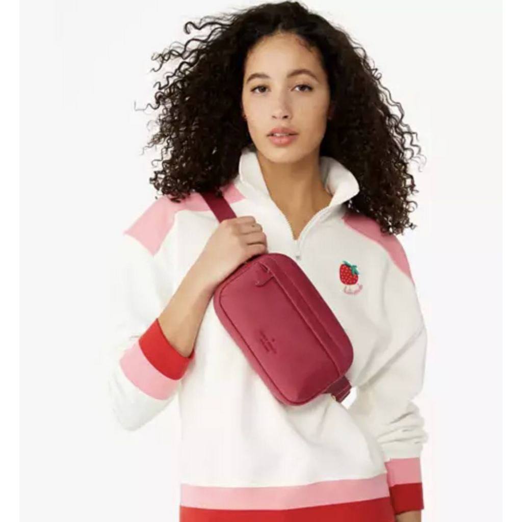 ORIG & IMPORTED KS Chelsea Red Belt Bag Nylon