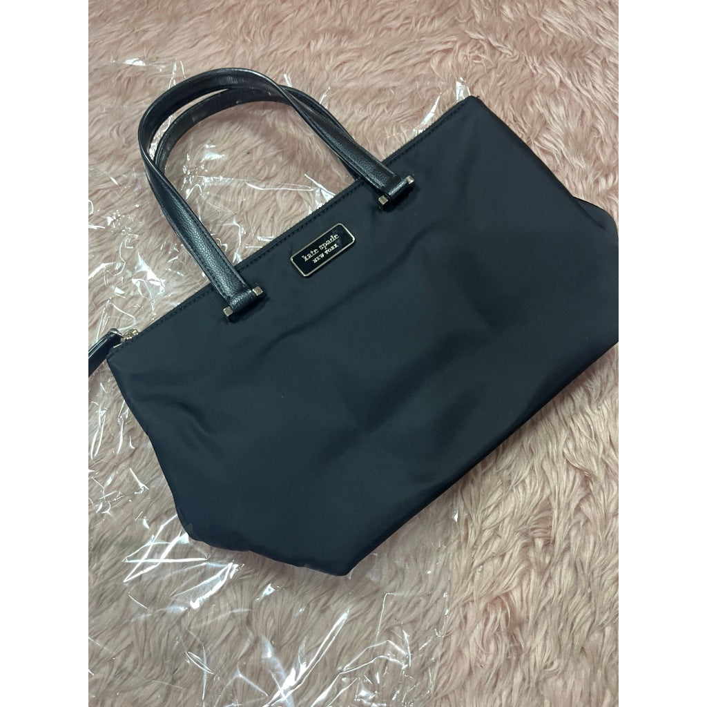 ORIG Preloved KS Dawn Insulated Tote Small Black Nylon Bag