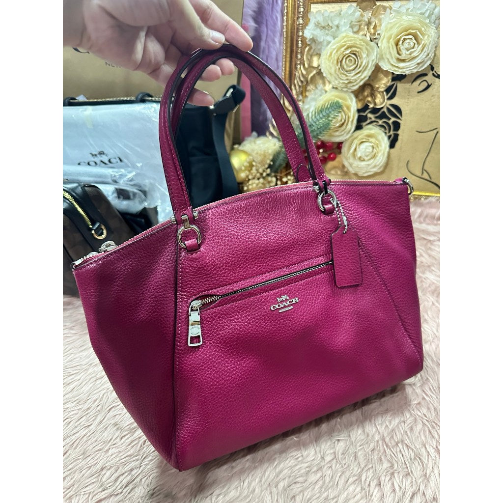 ORIG & IMPORTED CCH Prairie Satchel Bag in Fuschia Pink