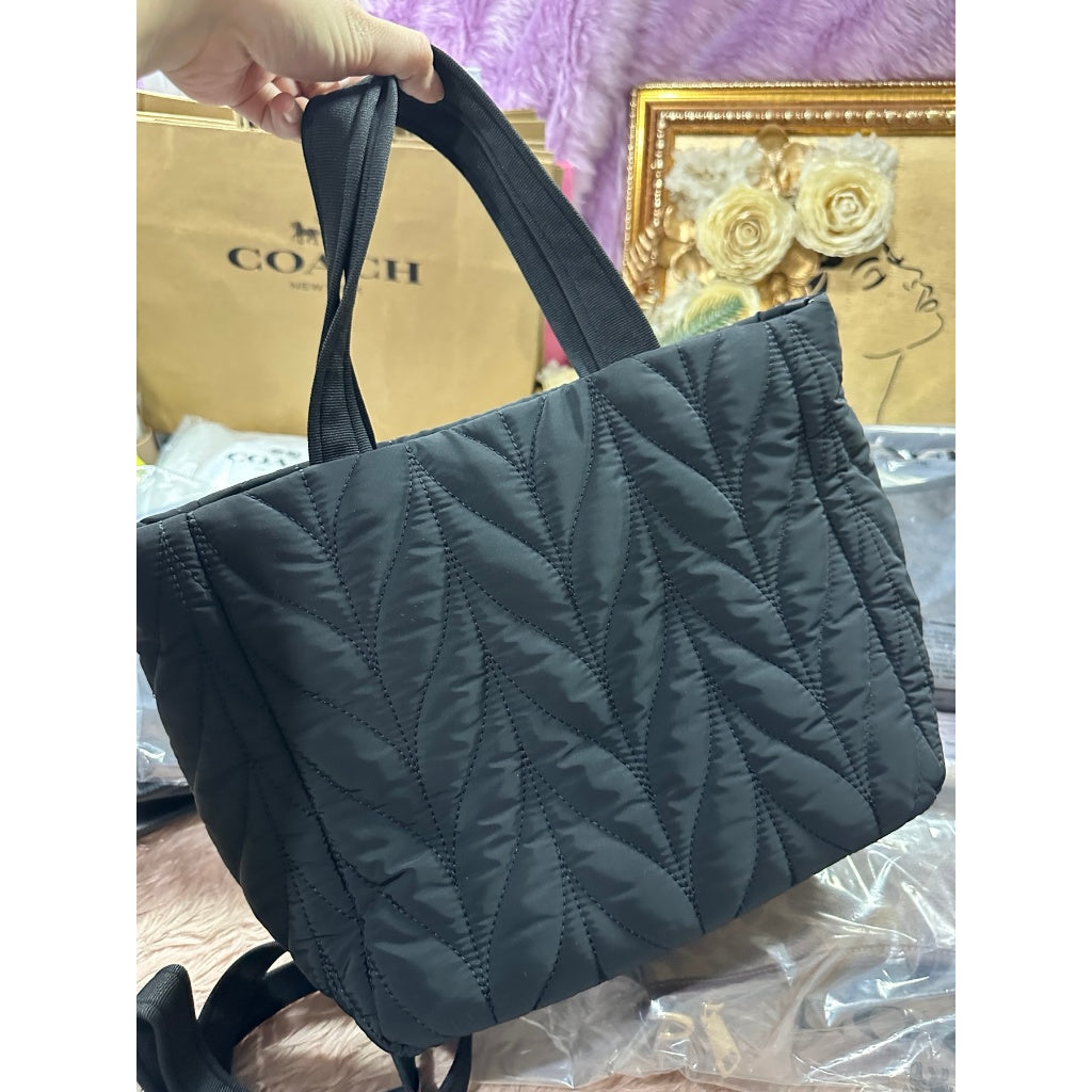 ORIG Preloved KS Ellie Small Tote Nylon Black Bag