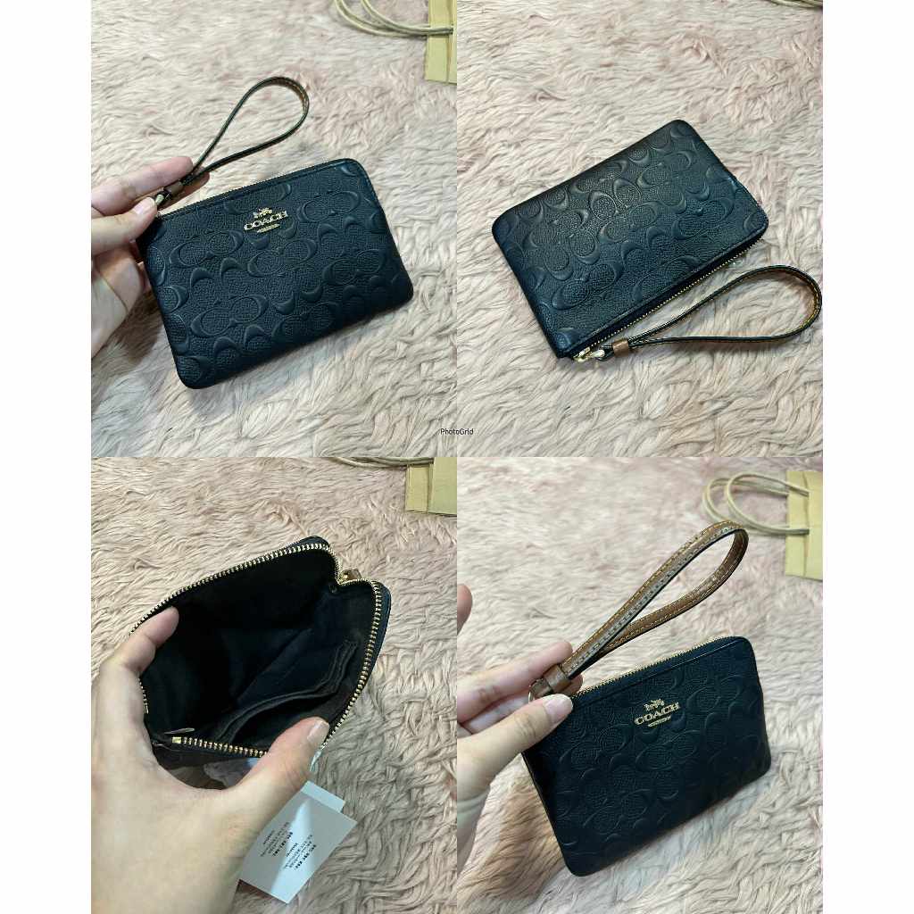 ORIG & IMPORTED CCH Corner Zip Small Wristlet Card Purse Wallet