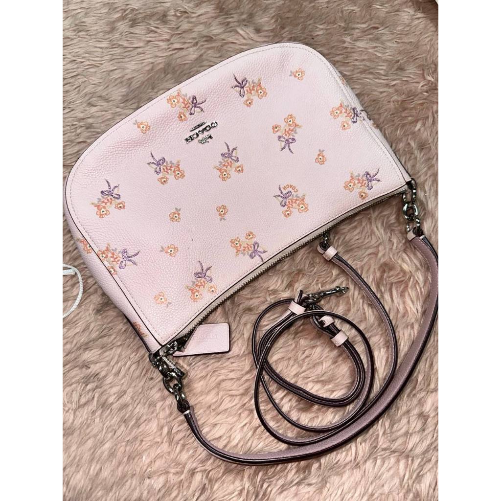 ORIG Preloved CCH Retail Chelsea Crossbody Bag with Floral Bow Print