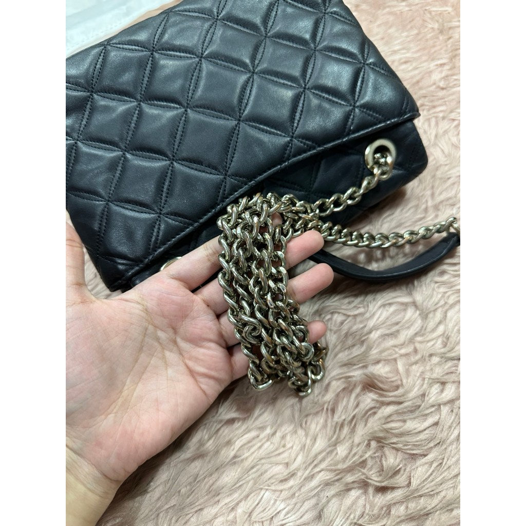 ORIG Preloved KS Natalia Small Flap Crossbody Black Bag