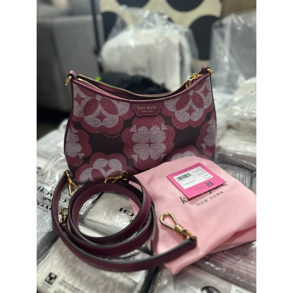 ORIG PRELOVED  KS Reece Small Shoulder Bag Garnet Rose Pink