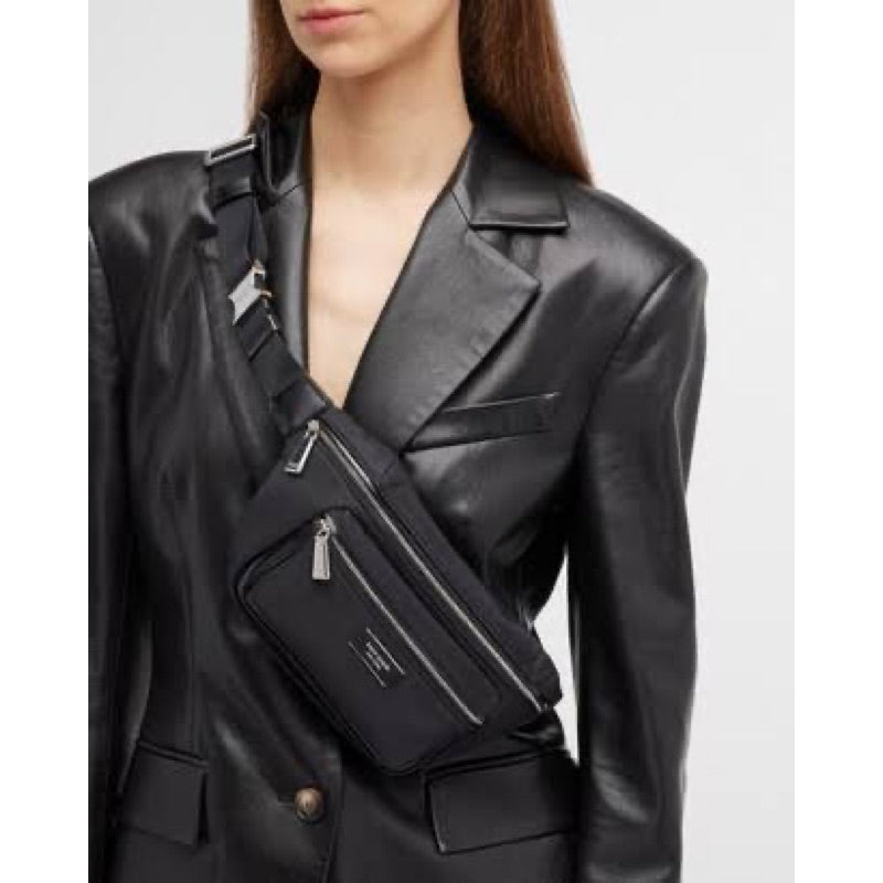 SALE! ❤️ ORIG & IMPORTED KS Retail Sam Icon Nylon Medium Belt Bag Black