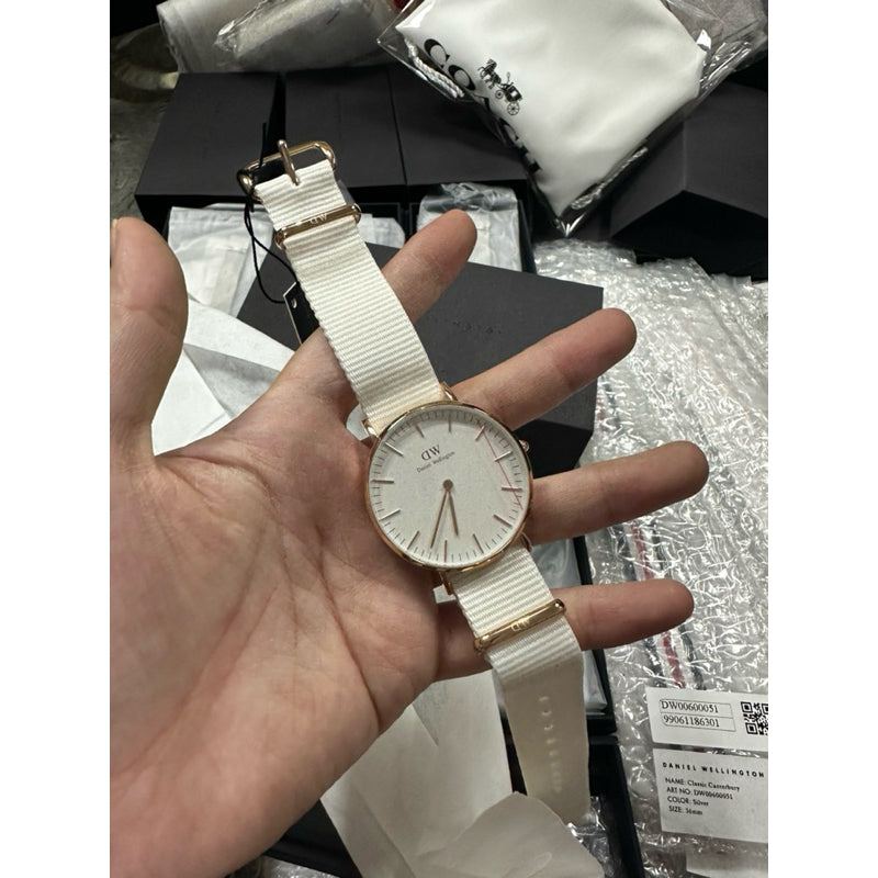 ORIG & IMPORTED Daniel Wellington Classic Dover Women's White Watch DW00600309