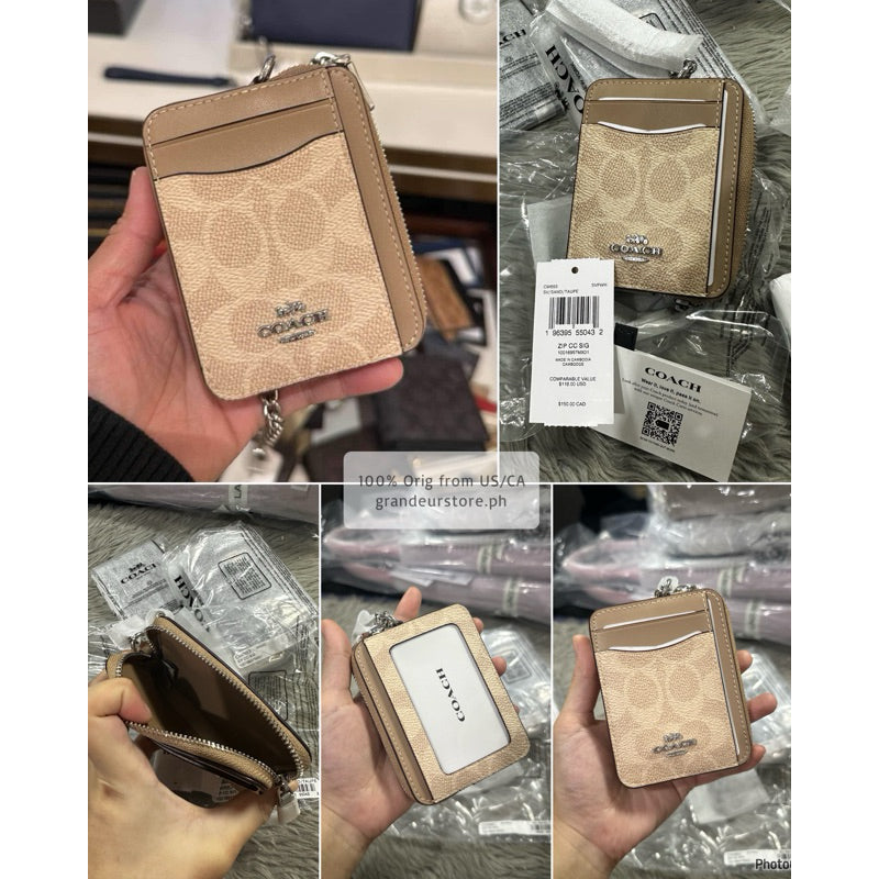 ORIG/IMPORTED ❤️ CCH ZIP CARD CASE WALLET COIN PURSE