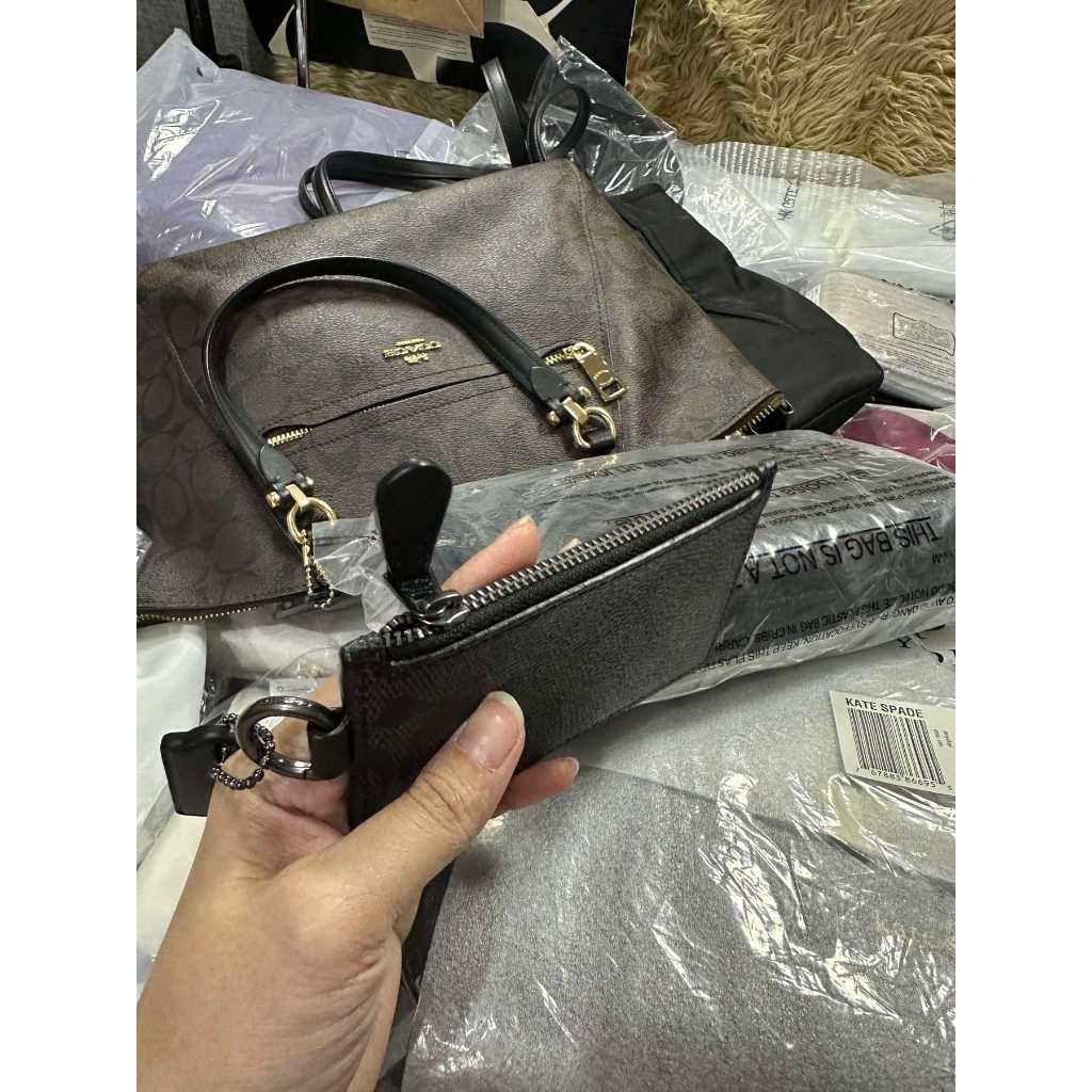 ORIG & IMPORTED CCH Detachable Black Wallet Keychain Charm