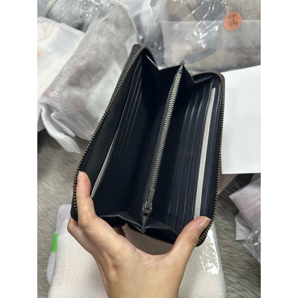 ORIG & IMPORTED CCH Retail Accordion Long Black Floral Wallet