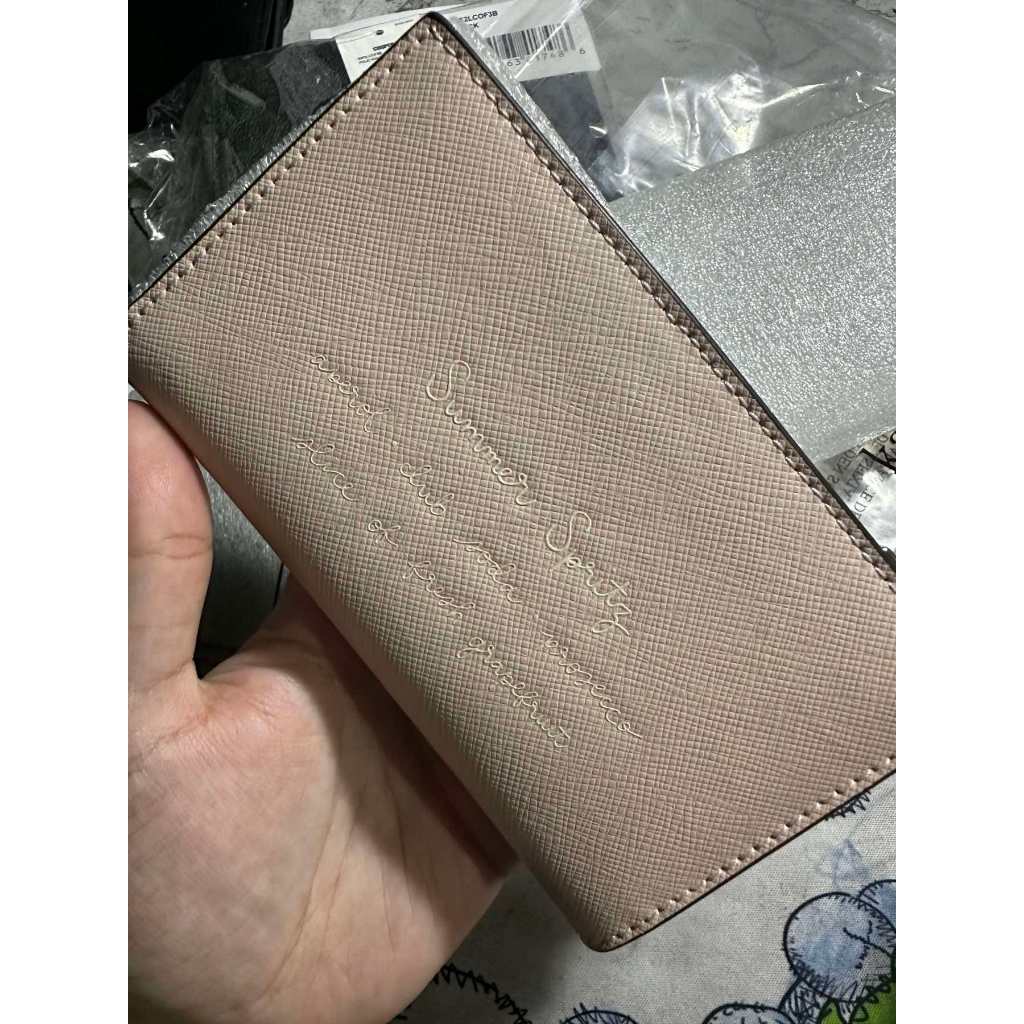 ORIG & IMPORTED KS RARE Tini Embellished Small Slim Bifold Wallet