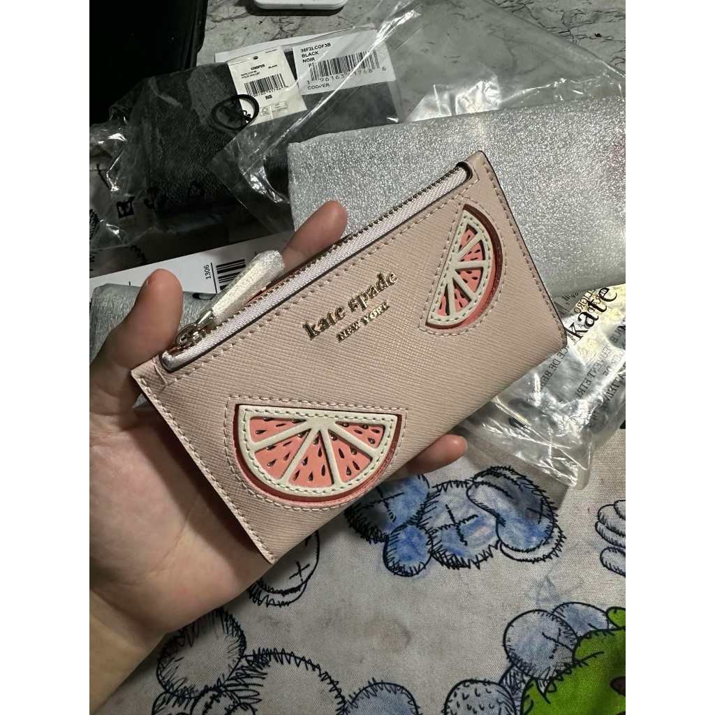 ORIG & IMPORTED KS RARE Tini Embellished Small Slim Bifold Wallet