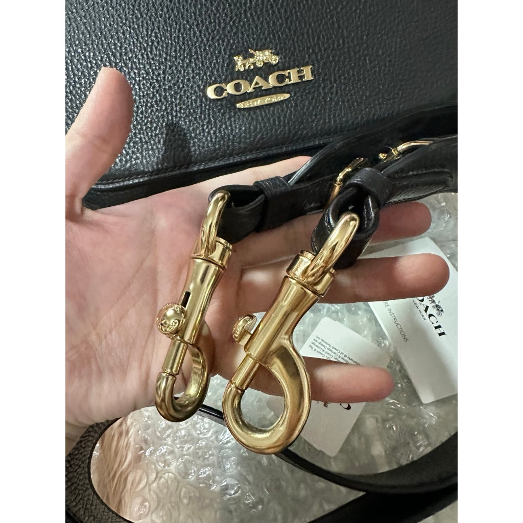 ORIG Preloved CCH RARE Small Jes Messenger Flap Black Bag