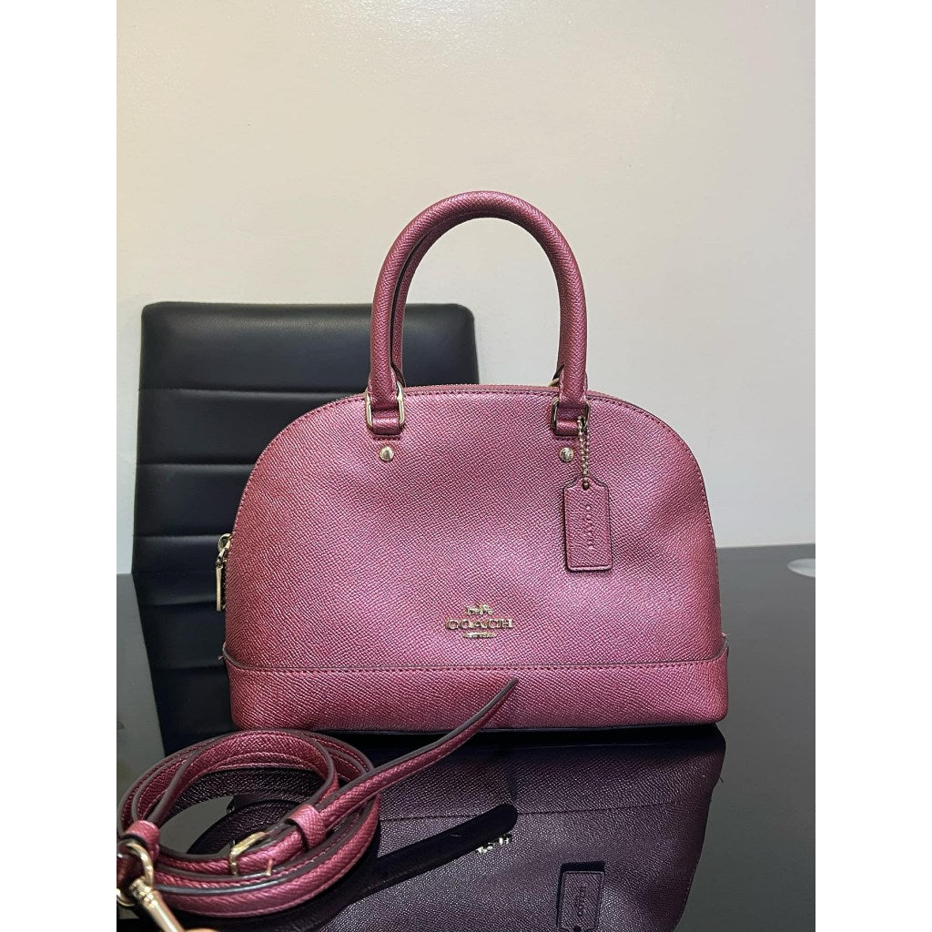 ORIG Preloved CCH Mini Sierra Satchel Metallic Pink Small Bag