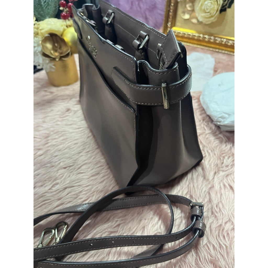 ORIG Preloved KS Staci Small Satchel Brown Bag
