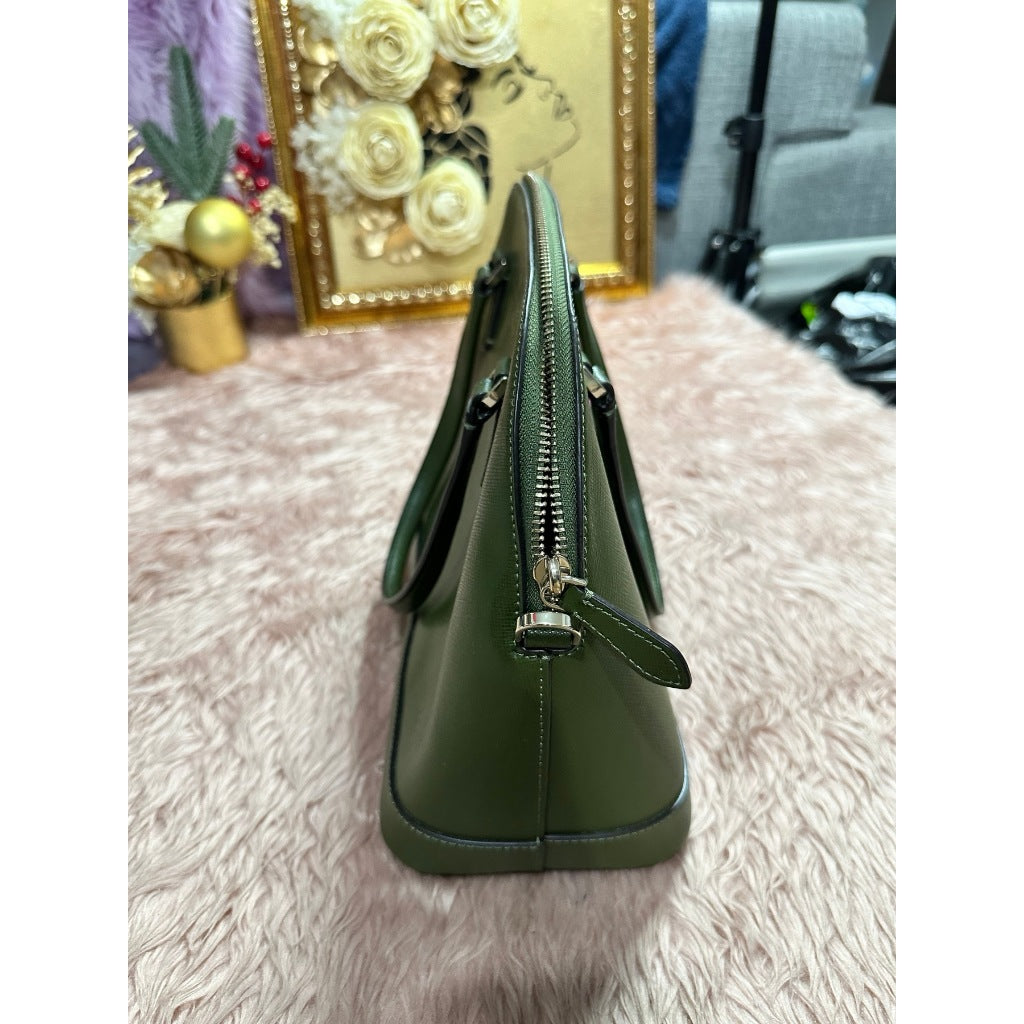 ORIG & IMPORTED KS Sadie Medium Dome Satchel Enchanted Green Bag