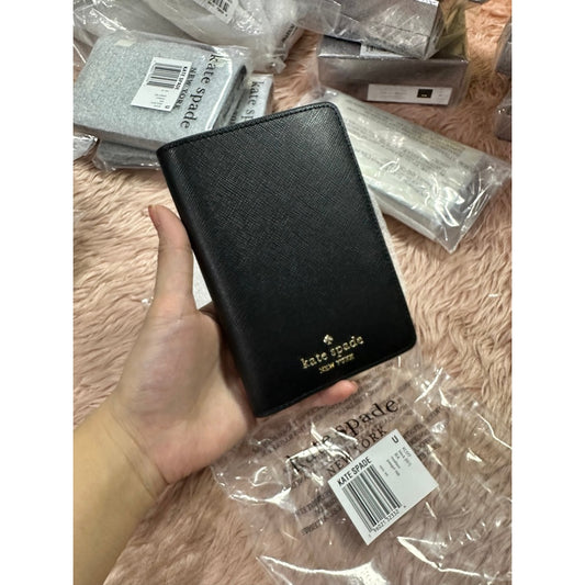 ORIG & IMPORTED KS Madison Passport Holder Black Wallet