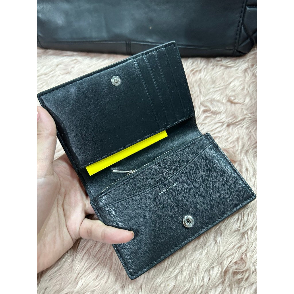 ORIG & IMPORTED MJ The Slim 84 Flap Bifold Black Wallet
