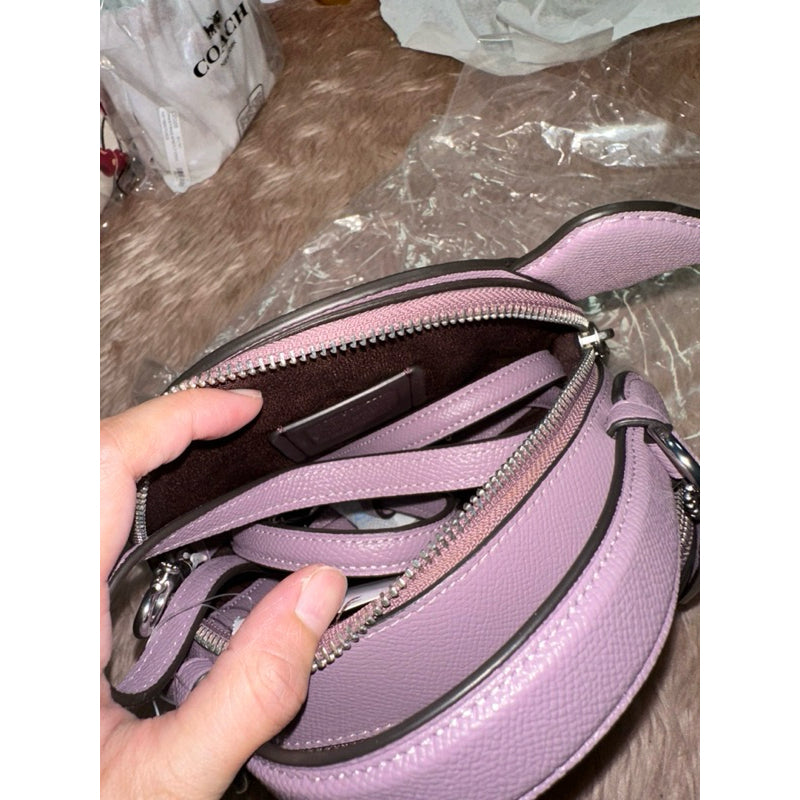 ORIG & IMPORTED CCH Canteen Crossbody Bag With Halloween Bat Purple Small Bag