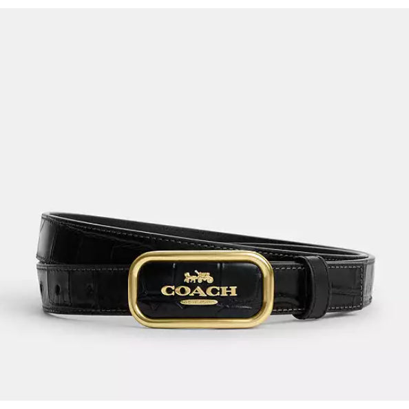 ORIG & IMPORTED CCH Reversible Morgan Rectangle Buckle Women's Belt Cut to Size