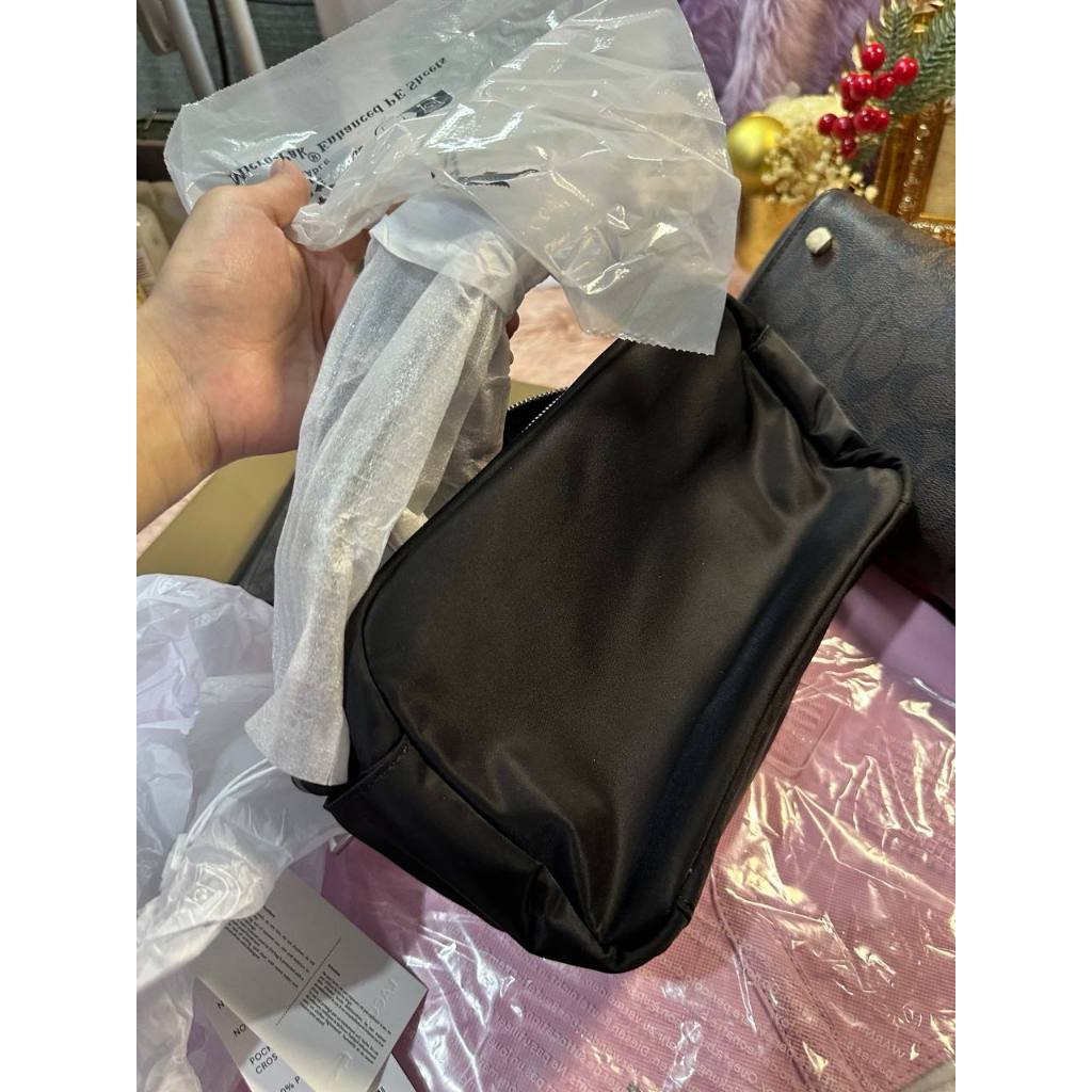 ORIG & IMPORTED LCT Unisex Nylon Camera Crossbody black bag