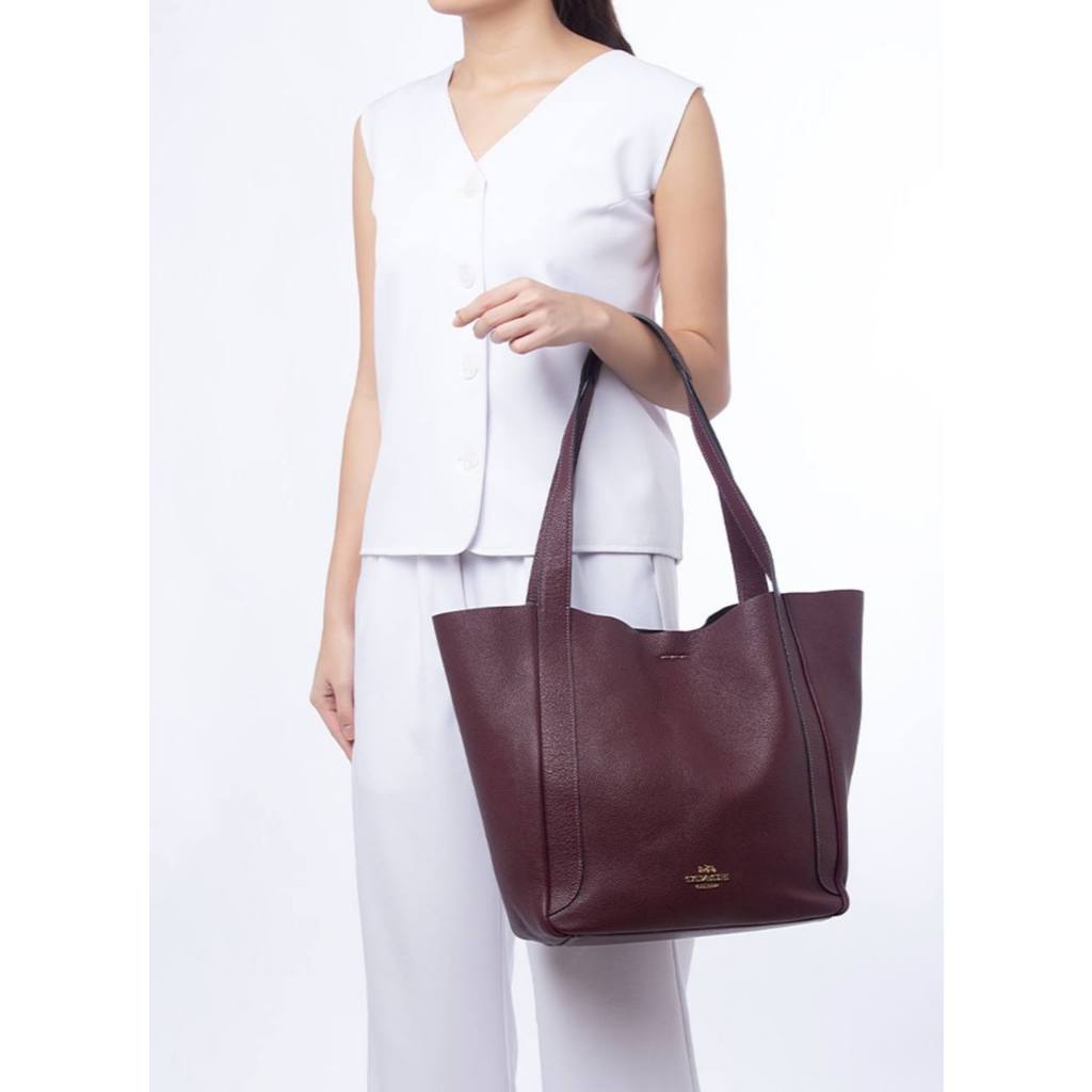 ORIG & IMPORTED CCH Large Hadley Tote Bag Merlot Maroon Red