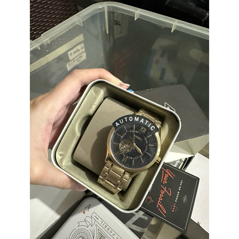 Orig Men Watch stainless & leather