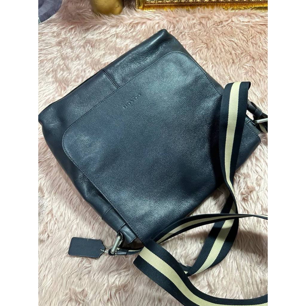 ORIG Preloved CCH Charles Messenger Blue Flap Bag