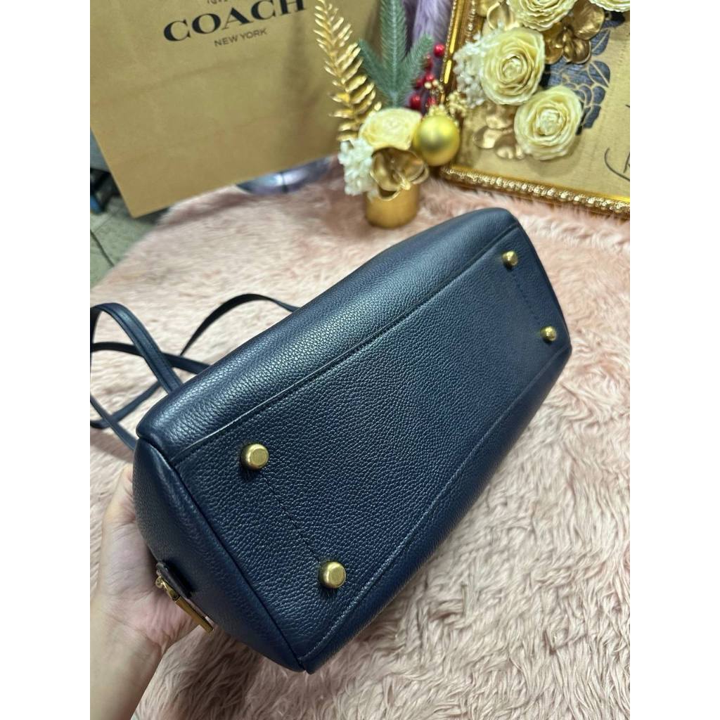 ORIG Preloved CCH Lora Carryall 30 Large Navy Tote Bag