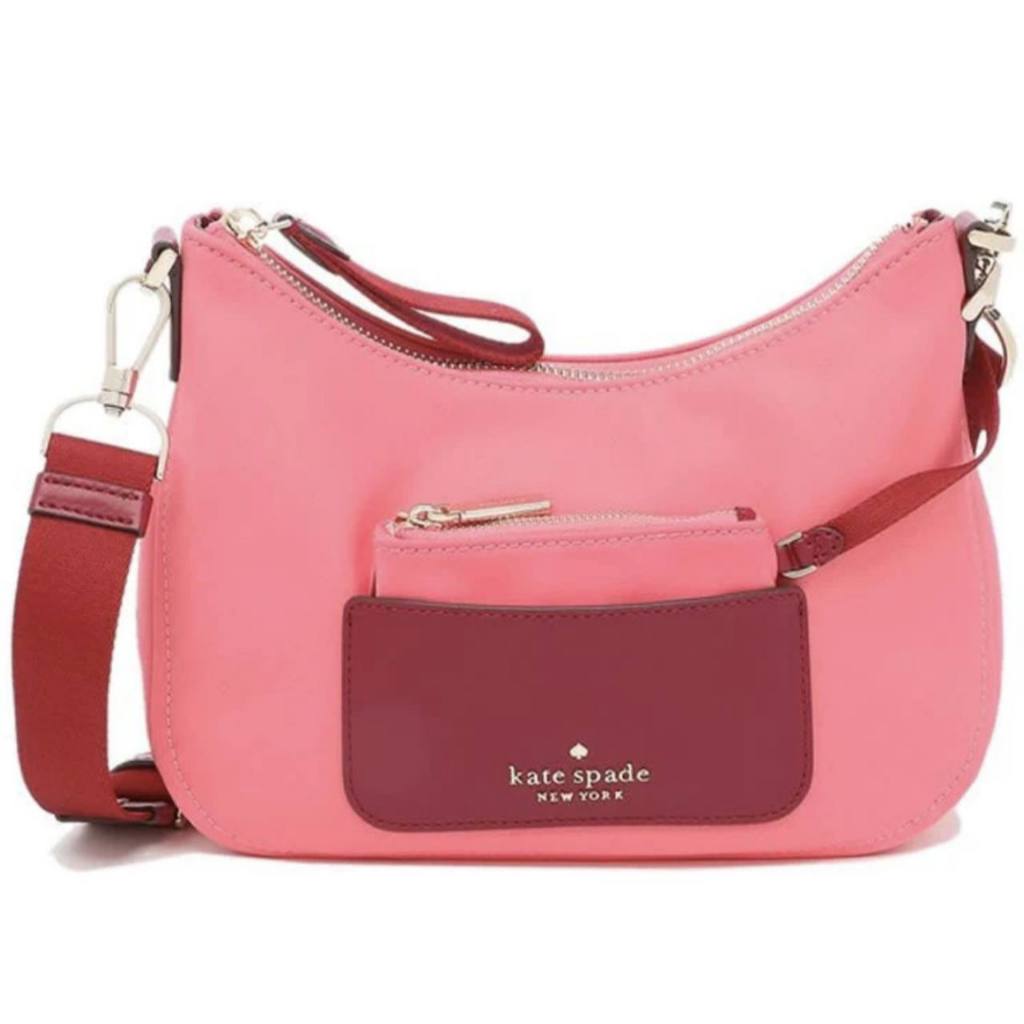 ORIG & IMPORTED KS Chelsea Nylon Bag w/ Coin Purse Pink