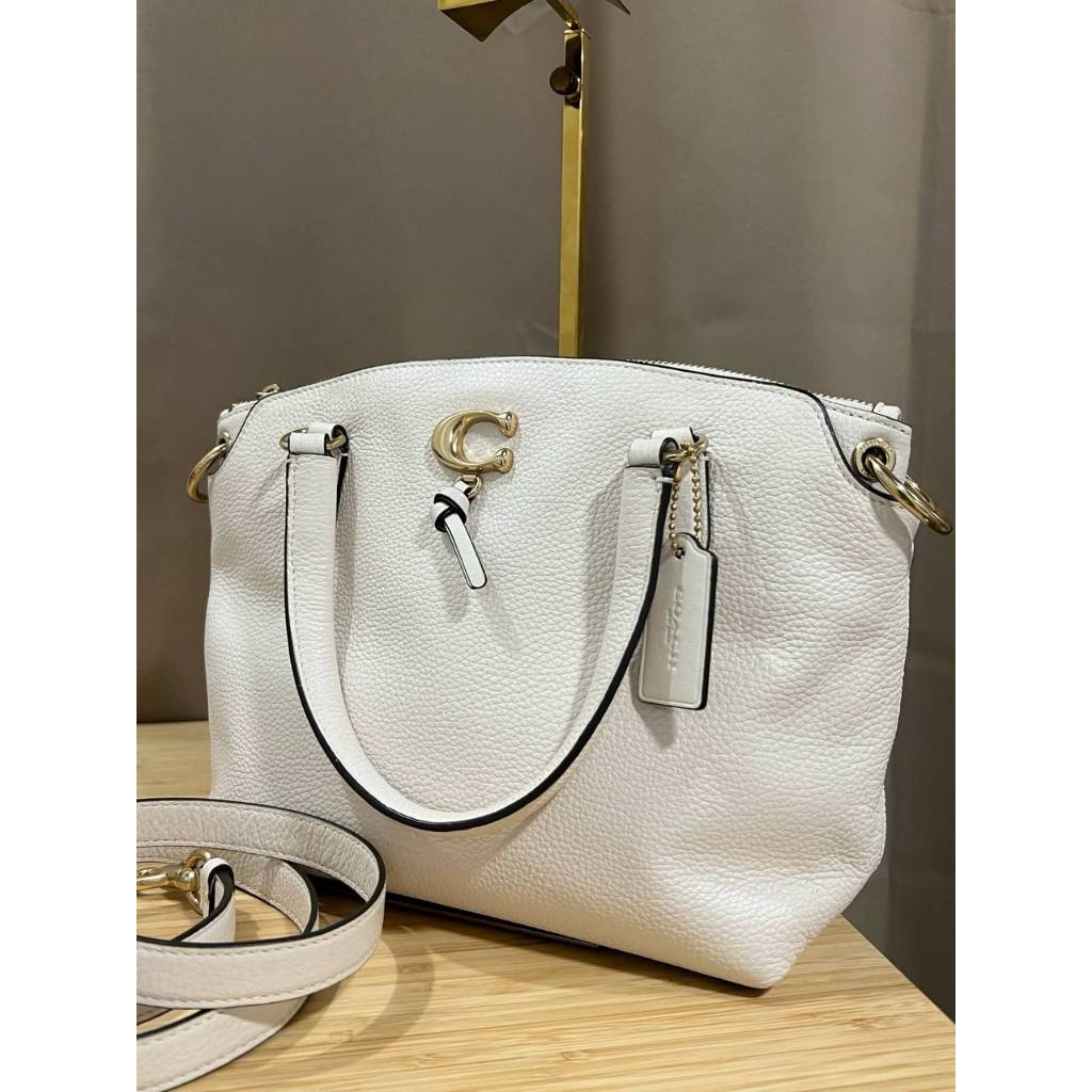 ORIG Preloved CCH Remi Satchel White Bag
