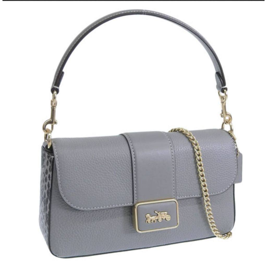 ORIG & IMPORTED CCH Mini Grace Crossbody Grey Shoulder Chain Bag